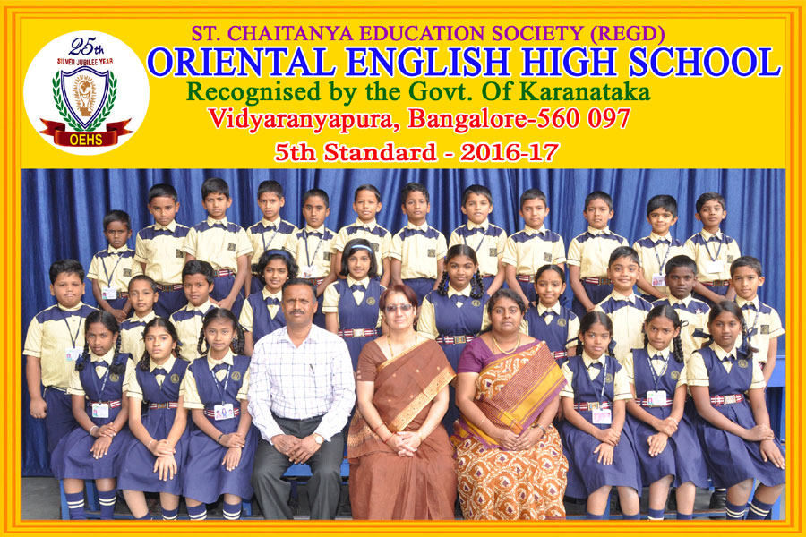 Oriental School 5th STD