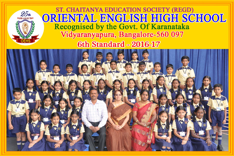 Oriental School 6th STD